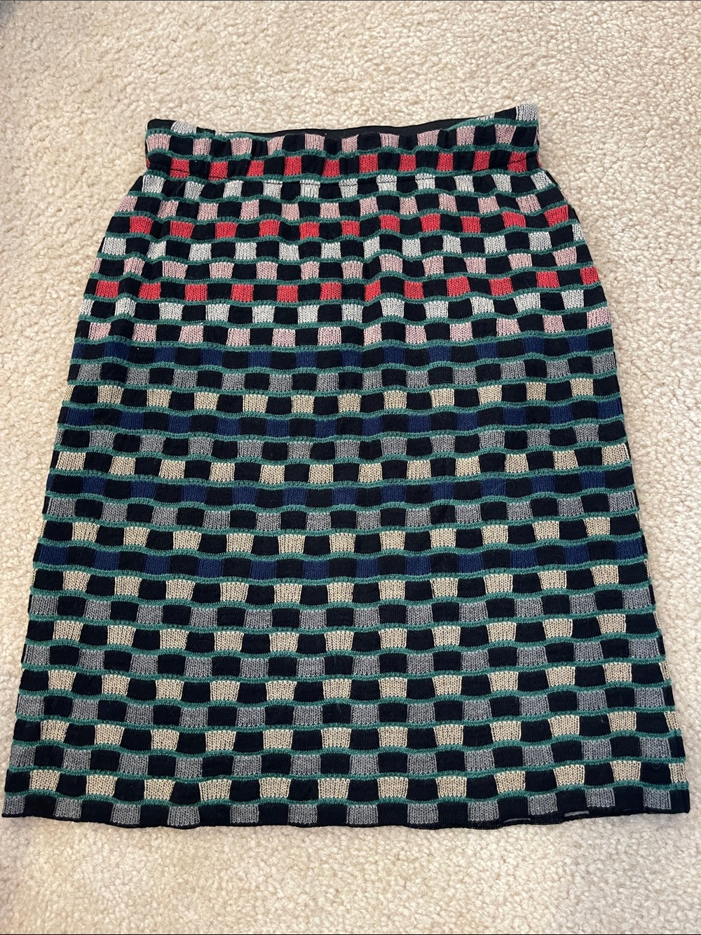 Aldomartins for Anthropologie Multicolor Knit Skirt- Size XS